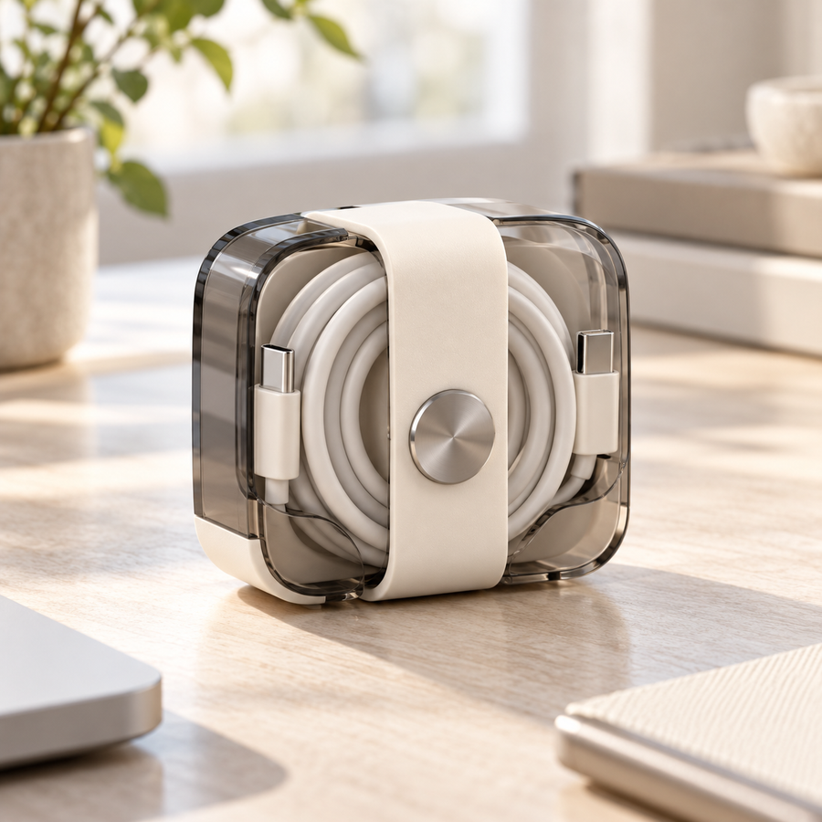 Livalwell® Compact Cable Organizer Case