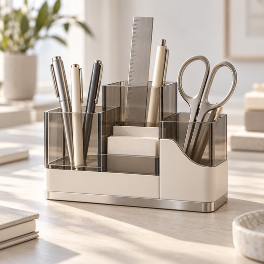 Livalwell® Multi-Compartment Desk Organizer