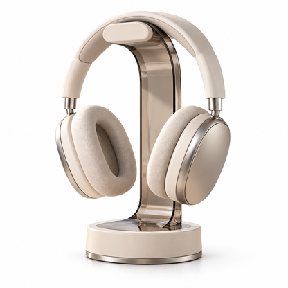 Livalwell® Modern Smoked Acrylic Headphone Stand